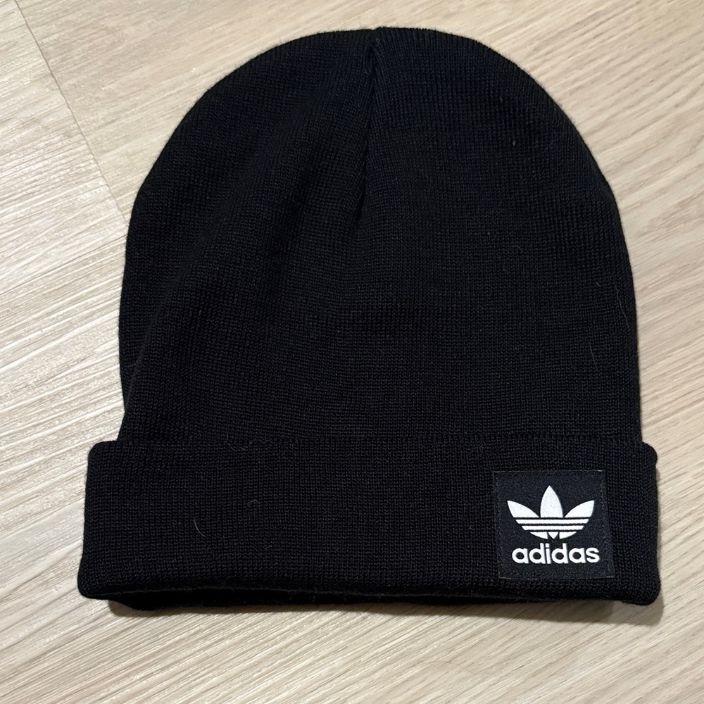 Adidas Classic Black Knit Beanie